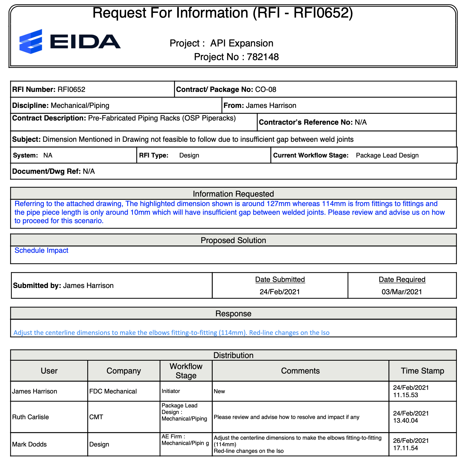 screenshot of EIDA Solutions